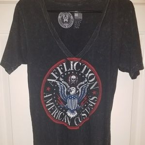 Affliction American Customs V-neck Shirt